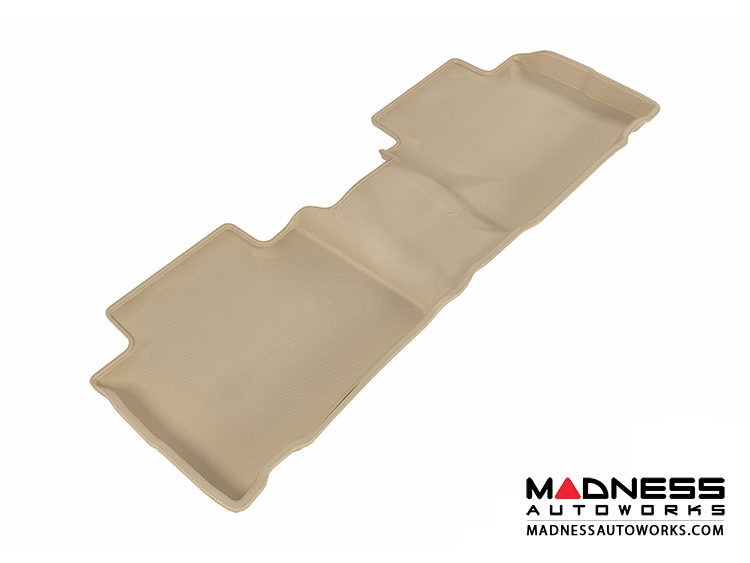 Nissan Rogue Floor Mat - Rear - Tan by 3D MAXpider
